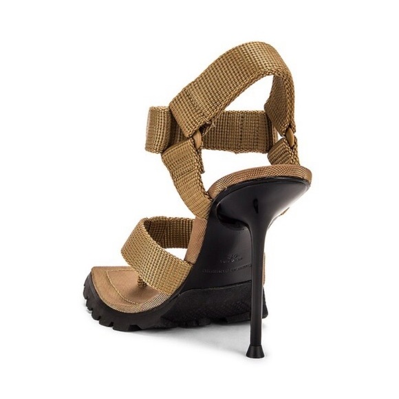 Alexander Wang Julie Lug Sport Thong Sandal Webbing in Sand - Picture 5 of 13